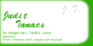 judit tanacs business card